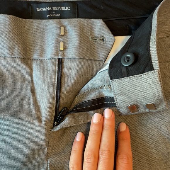New size 2 gray Jackson pant from banana republic - Picture 3 of 5